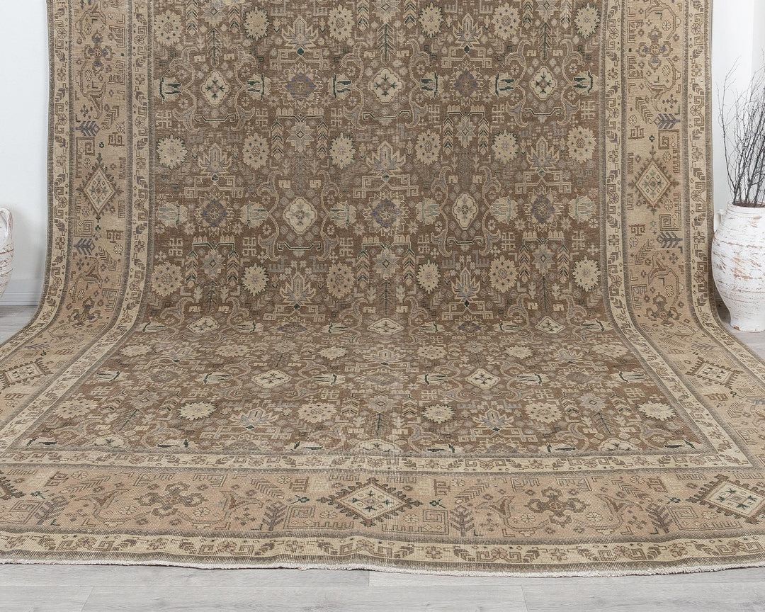 Neutral Oushak Rug 10' x 12' 6" | No. VR54535