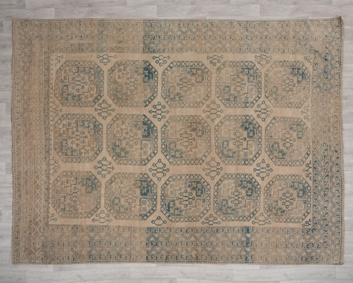 Faded Oushak Rug 8' 5" x 10' 7" | No. VR98701