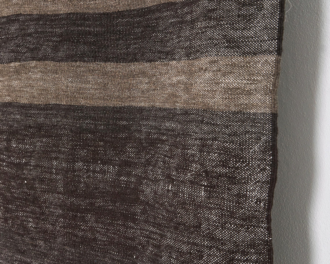 Brown Kilim Rug 5' 8" x 9' 2" | No. VR15498