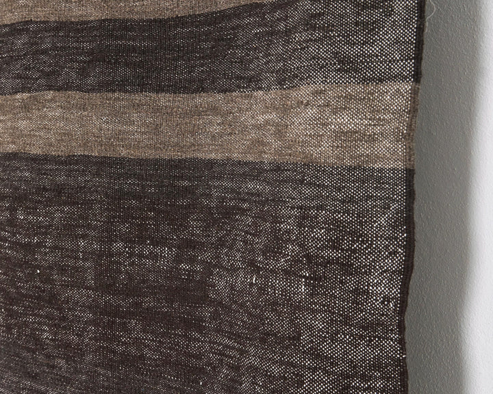 Brown Kilim Rug 5' 8" x 9' 2" | No. VR15498