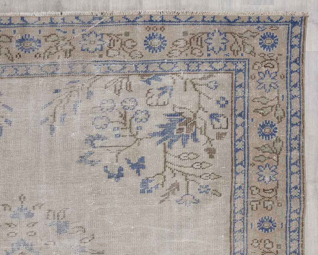Faded Oushak Rug 6' 11" x 9' 10" | No. VR59939
