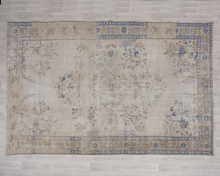 Faded Oushak Rug 6' 11" x 9' 10" | No. VR59939