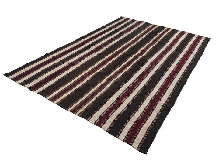 Brown Kilim Rug 7' 2" x 10' 11" | No. VR79250