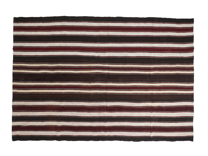Brown Kilim Rug 7' 2" x 10' 11" | No. VR79250