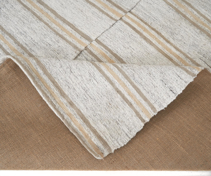 Neutral Kilim Rug 6' 3" x 10' 2" | No. VR91698