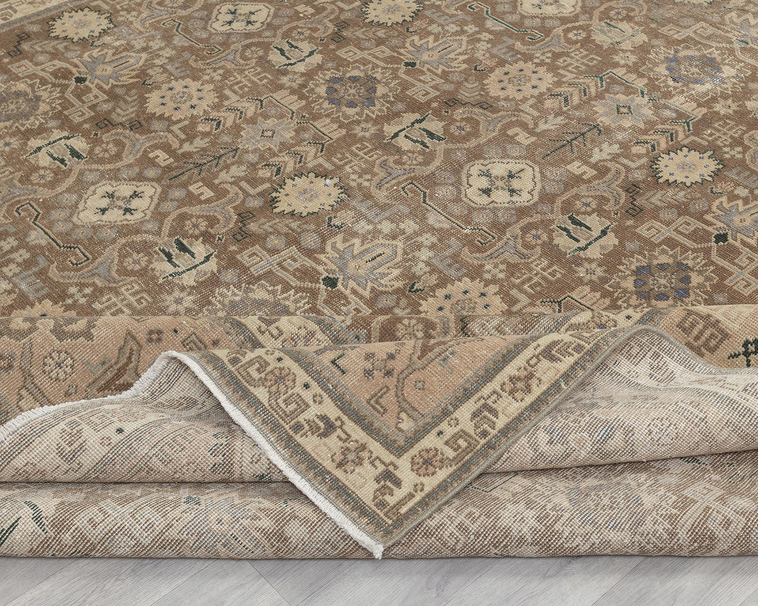 Neutral Oushak Rug 10' x 12' 6" | No. VR54535