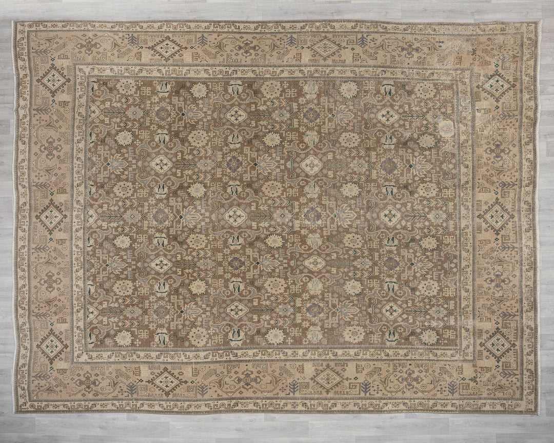 Neutral Oushak Rug 10' x 12' 6" | No. VR54535