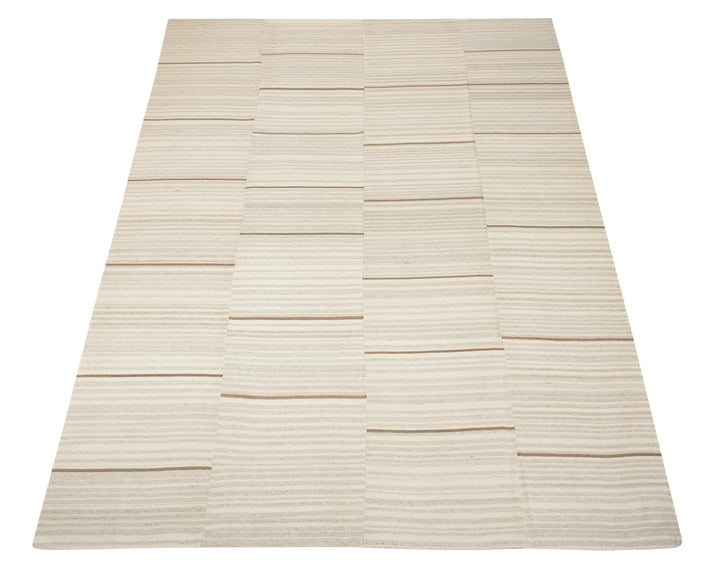 Beige Kilim Rug 9' 6" x 13' | No. VR14380