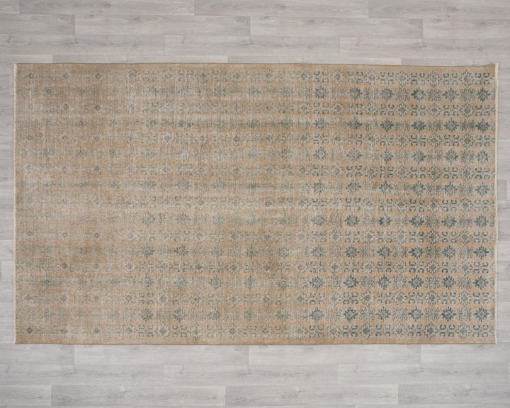 Faded Oushak Rug 5' 7" x 9' | No. VR79628