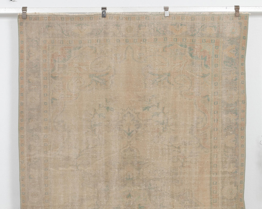 Faded Oushak Rug 5' 11" x 9' 6" | No. VR44021
