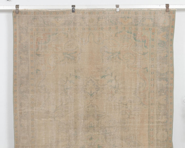 Faded Oushak Rug 5' 11" x 9' 6" | No. VR44021