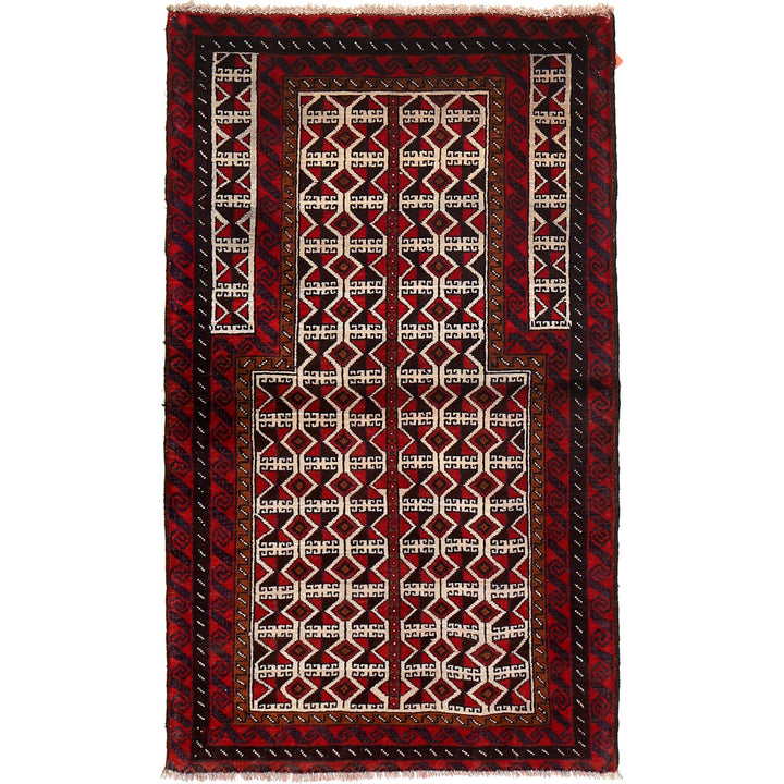 Muslim Prayer Rug 2' 7" x 4' 5" - No. AL58912