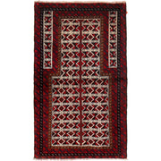 Muslim Prayer Rug 2' 7" x 4' 5" - No. AL58912