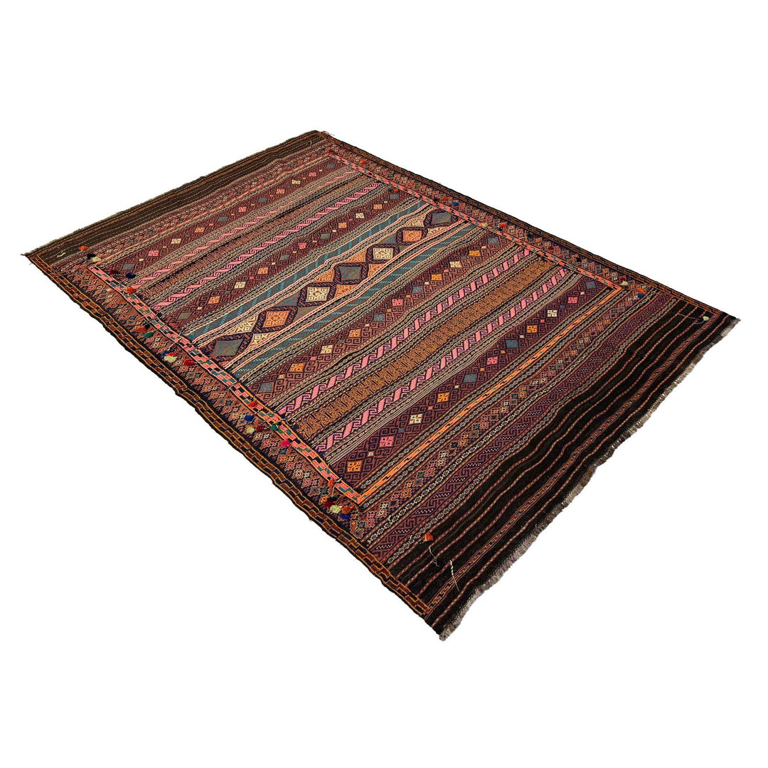Afghan Laghari Kilim 5' 3" x 7' 9" - No. AL52604