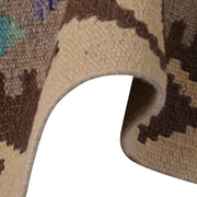 Handmade Turkish Design Wool Kilim 3' 4" x 4' 10" - No. AL59007