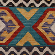 Hand Knotted Afghan Style Kilim Runner 2' 9" x 9' 5" - No. AL92503