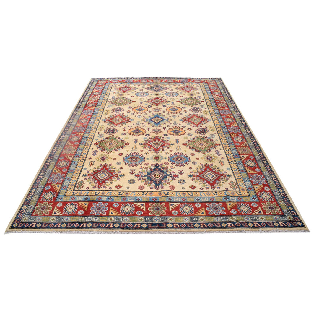 Handmade Kazak Area Rug 6' 8" x 9' 7" - No. AL90671