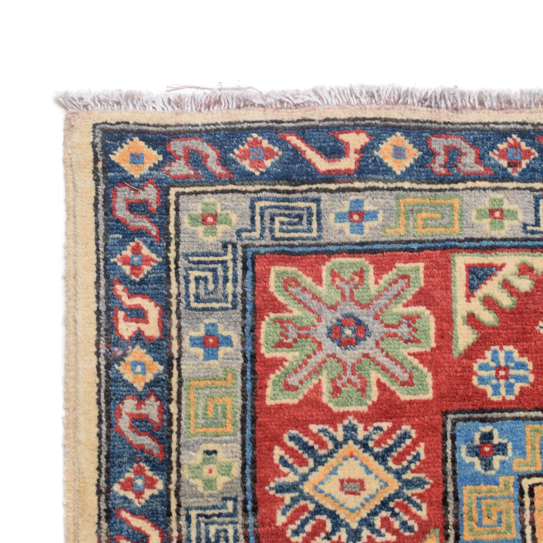 Handmade Kazak Area Rug 6' 8" x 9' 7" - No. AL90671