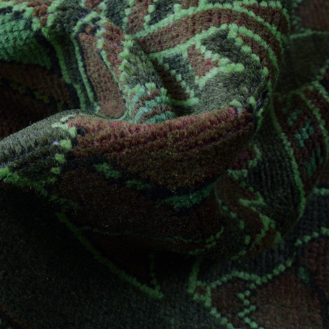 Green Color Overdyed 4' 0" x 5' 9" - No. AL35148