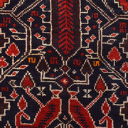 Traditional Baloch Rug 4' 0" x 5' 9" - No. AL68344