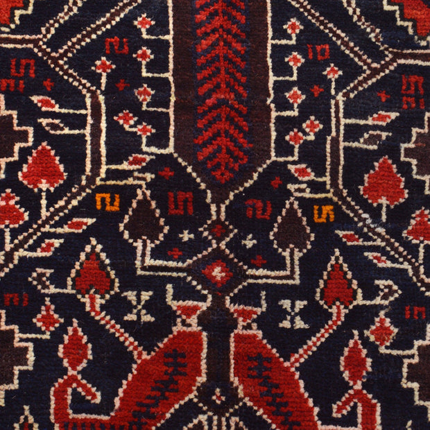 Traditional Baloch Rug 4' 0" x 5' 9" - No. AL68344