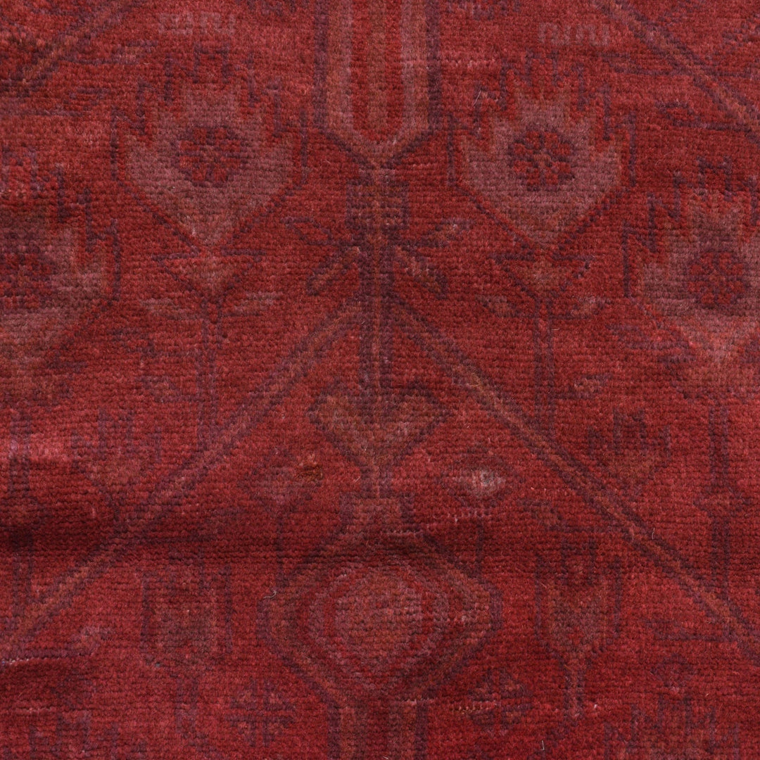Overdyed Wool Carpet 4' 1" x 5' 6" - No. AL10819