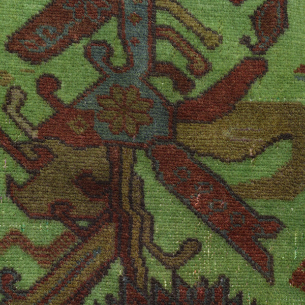 Green Color Overdyed 4' 2" x 5' 7" - No. AL26738