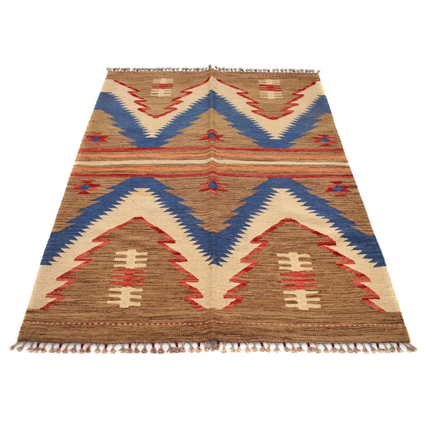 Small Size Chobi Kilim 4' 1" x 6' 1" - No. AL26132