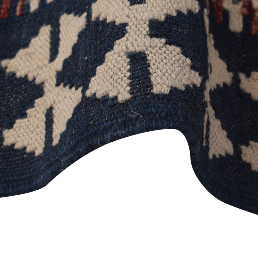 Handmade Turkish Design Wool Kilim 5' 0" x 6' 6" - No. AL50085