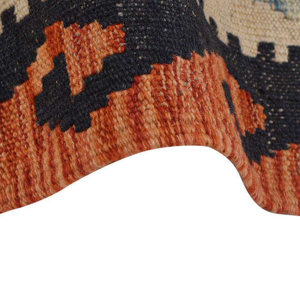 Hand Knotted Afghan Style Kilim Runner 2' 9" x 9' 9" - No. AL86587