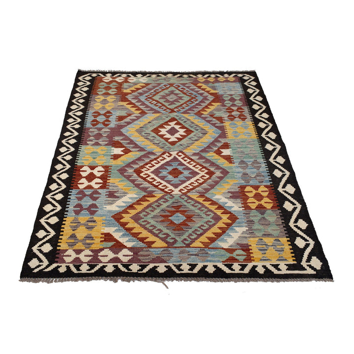 Small Size Chobi Kilim 4' 1" x 5' 11" - No. AL69729