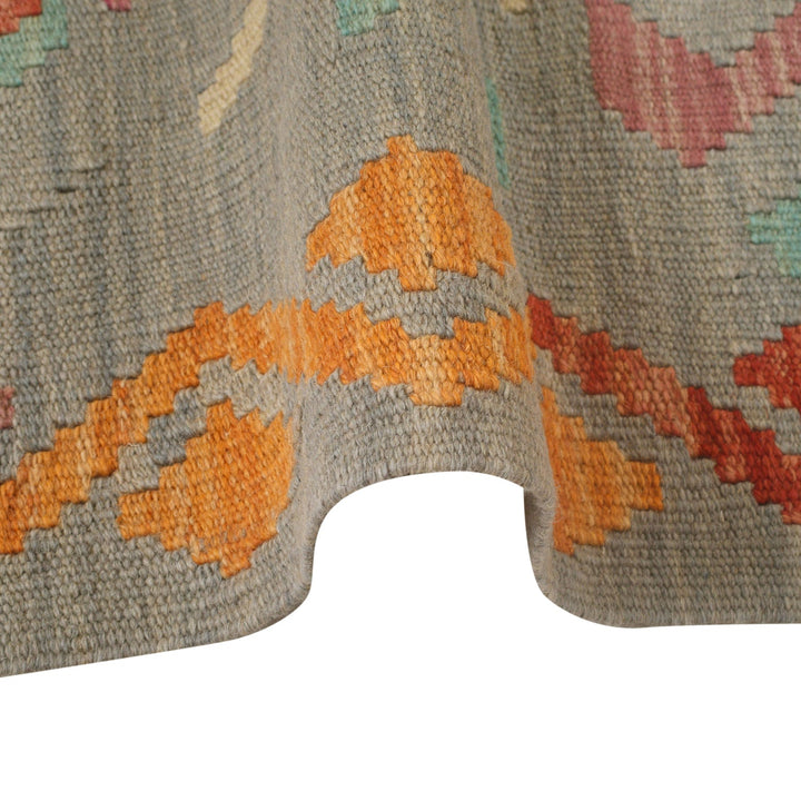 Handmade Afghan Vegetable Kilim 4' 1" x 5' 9" - No. AL96453