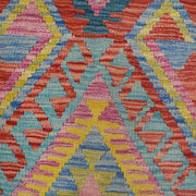 Handmade Afghan Vegetable Kilim 4' 0" x 6' 2" - No. AL50997