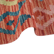 Handmade Afghan Vegetable Kilim 4' 0" x 6' 2" - No. AL50997