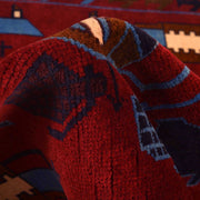 Handmade Afghan War Area Rug 3' 5" x 4' 10" - No. AL80647