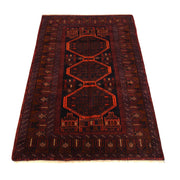 Traditional Baloch Rug 3' 12" x 6' 6" - No. AL35093