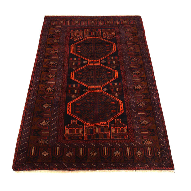 Traditional Baloch Rug 3' 12" x 6' 6" - No. AL35093