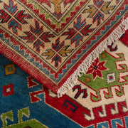 Handmade Kazak Area Rug 3' 3" x 4' 8" - No. AL10081