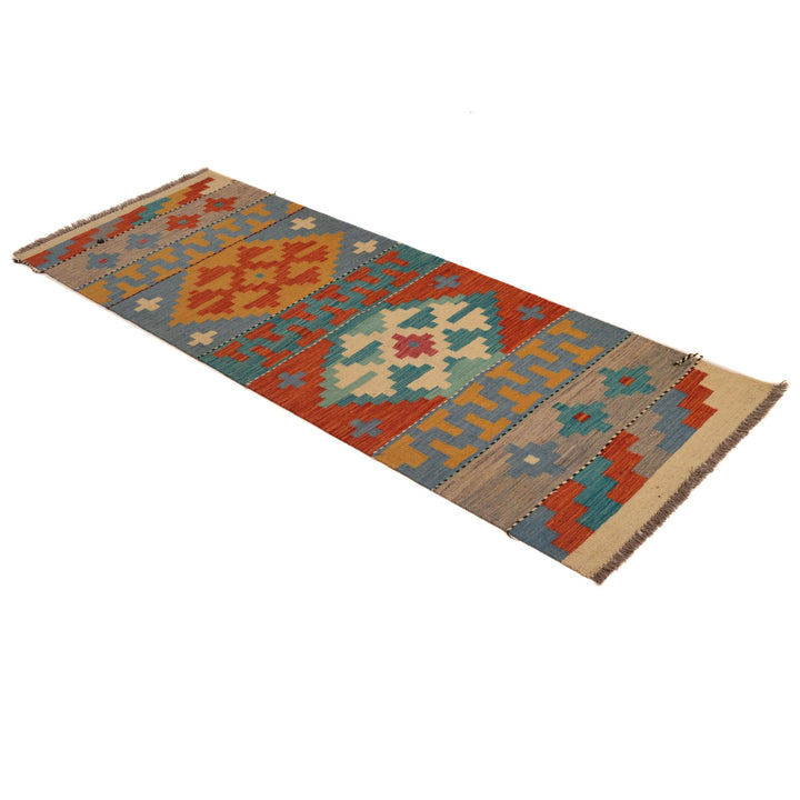 Handmade Afghan Kilim Runner 2' 4" x 6' 4" - No. AL15331