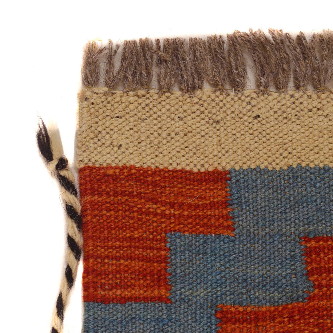 Handmade Afghan Kilim Runner 2' 4" x 6' 4" - No. AL15331