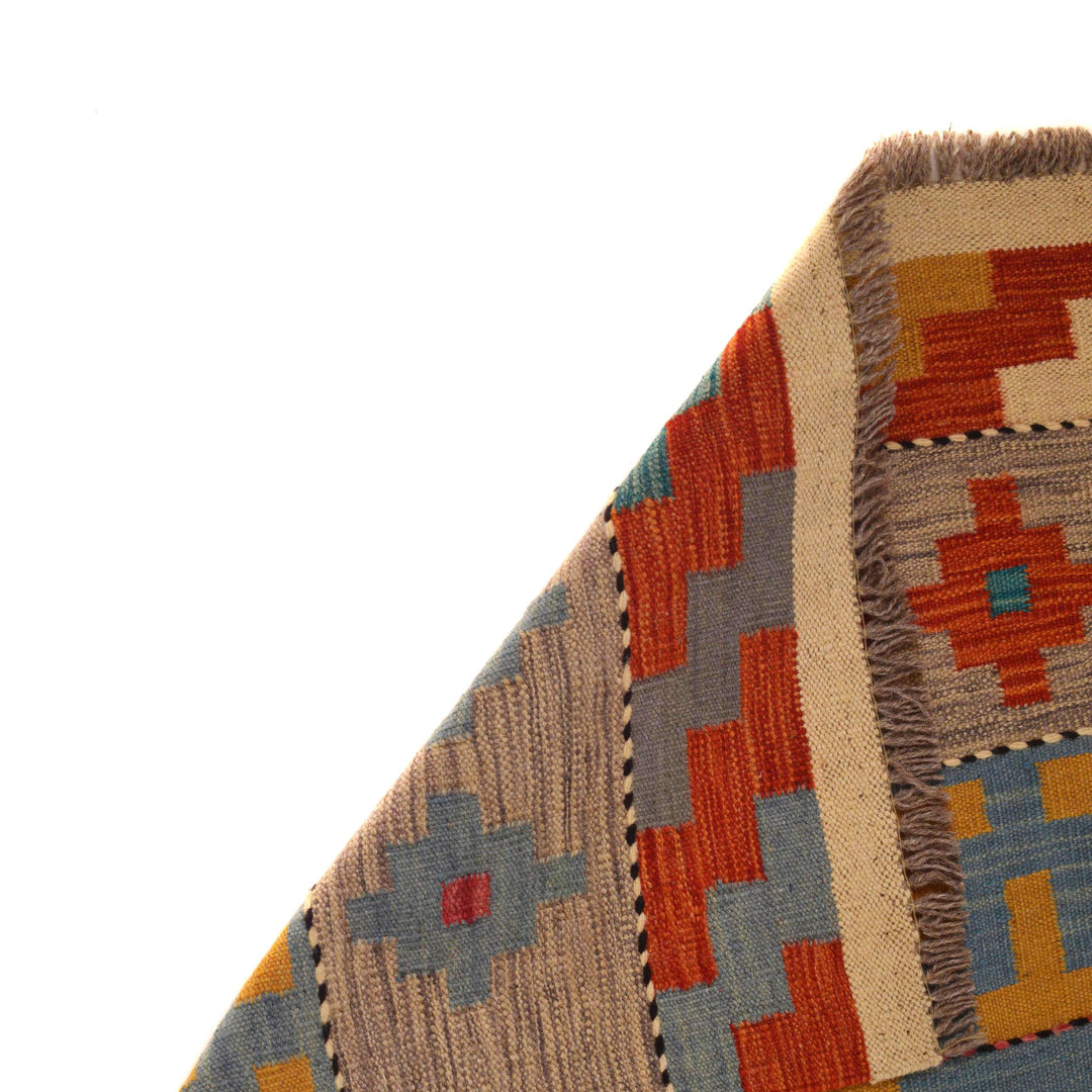 Handmade Afghan Kilim Runner 2' 4" x 6' 4" - No. AL15331