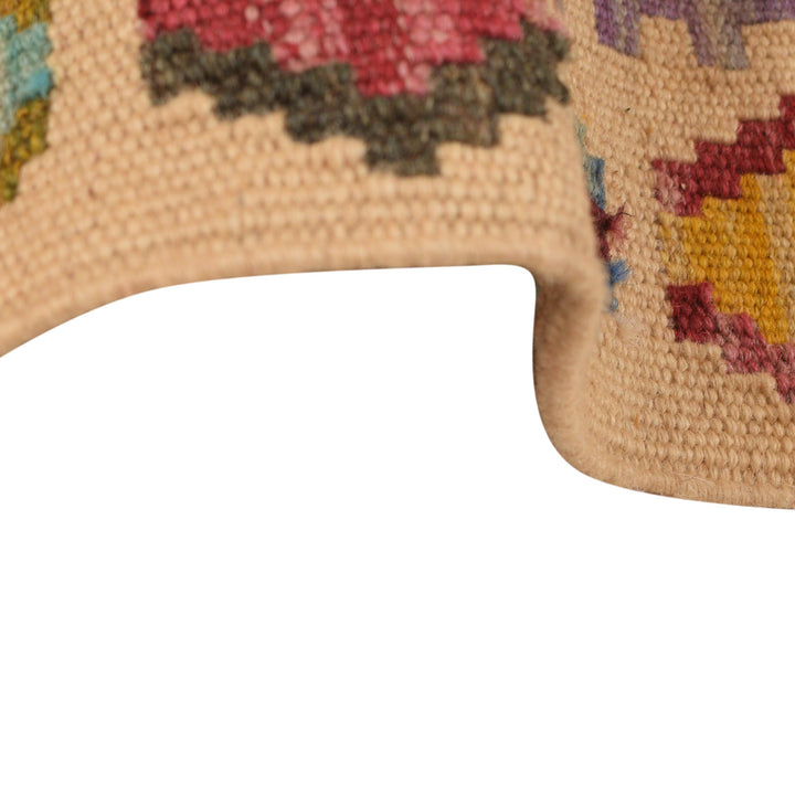 Multi Color ful Flat-Weave Wool Kilim Runner 1' 9" x 6' 6" - No. AL74603