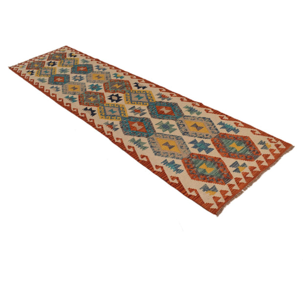 Hand Knotted Flatweave Kilim Runner 2' 5" x 9' 9" - No. AL96957