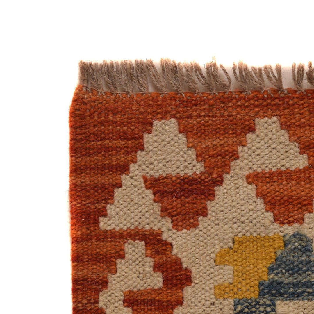 Hand Knotted Flatweave Kilim Runner 2' 5" x 9' 9" - No. AL96957