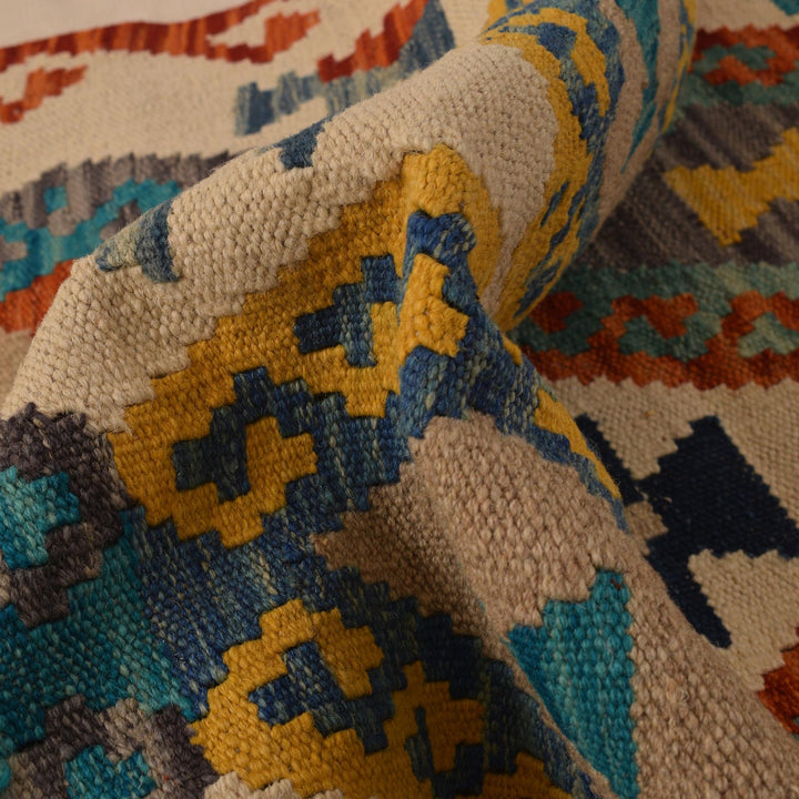 Hand Knotted Flatweave Kilim Runner 2' 5" x 9' 9" - No. AL96957