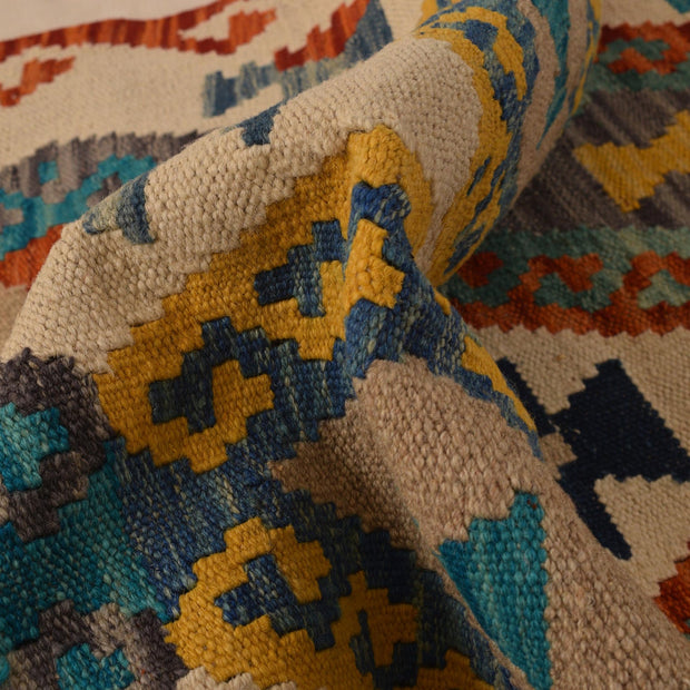 Hand Knotted Flatweave Kilim Runner 2' 5" x 9' 9" - No. AL96957