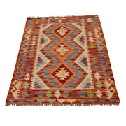 Hand Woven Wool Kelim 2' 9" x 4' 3" - No. AL53773