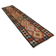 Handmade Afghan Vegetable Kilim Runner 2' 3" x 9' 10" - No. AL89085