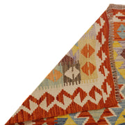 Hand Knotted Afghan Style Kilim Runner 2' 6" x 9' 5" - No. AL30315