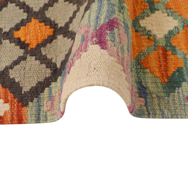 Small Size Chobi Kilim 4' 5" x 5' 9" - No. AL91973